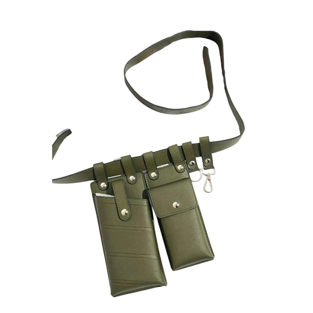 NEW GOLDEN STELLA no boundaries vegan leather belt/crossbody in olive